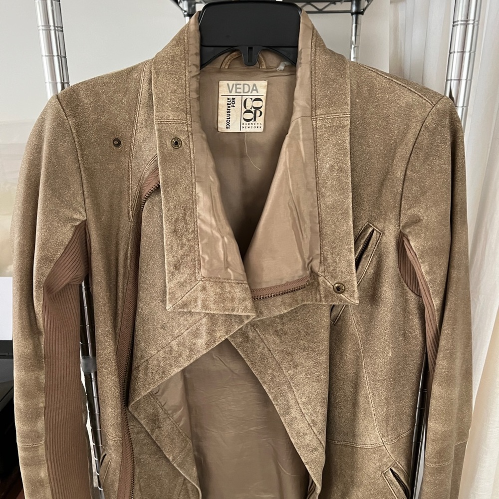 Veda Leather Biker Jacket